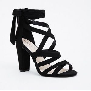 Black Strappy Heels